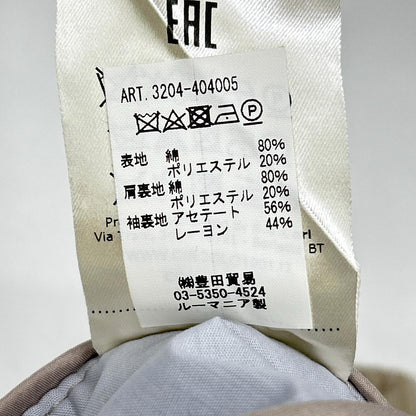 CN4040 米色 棉 侧开衩 灯芯绒夹克 夹克 44 男士