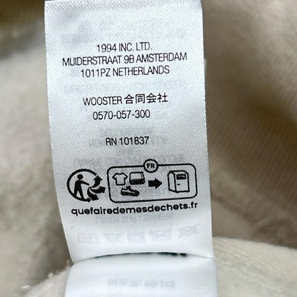 24FW 米色 盒装Logo连帽衫上衣 L 男士