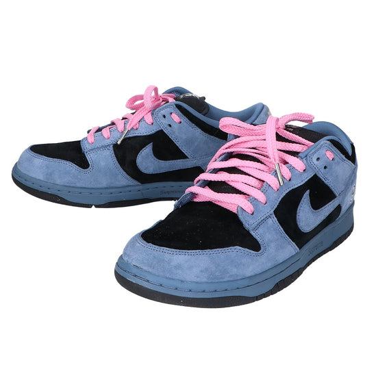 NIKE ナイキ ×SUPREME HQ8487-400 SB ﾀﾞﾝｸ ﾛｰ "ｵｰｼｬﾝﾌｫｸﾞ" シューズ 28