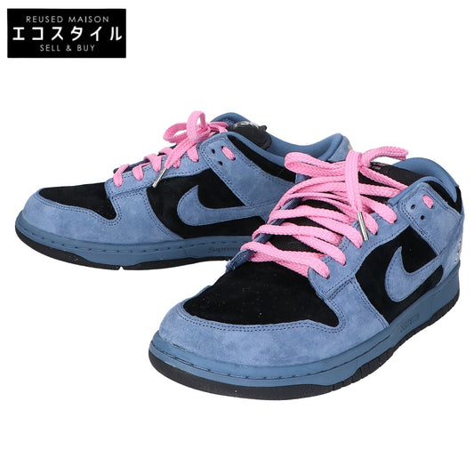 NIKE ナイキ ×SUPREME HQ8487-400 SB ﾀﾞﾝｸ ﾛｰ "ｵｰｼｬﾝﾌｫｸﾞ" シューズ 28