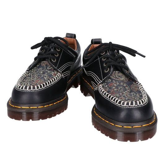 Dr.Martens ドクターマーチン ﾌﾞﾗｯｸ LOWELL 4ﾎｰﾙ ｼｭｰｽﾞ シューズ UK7