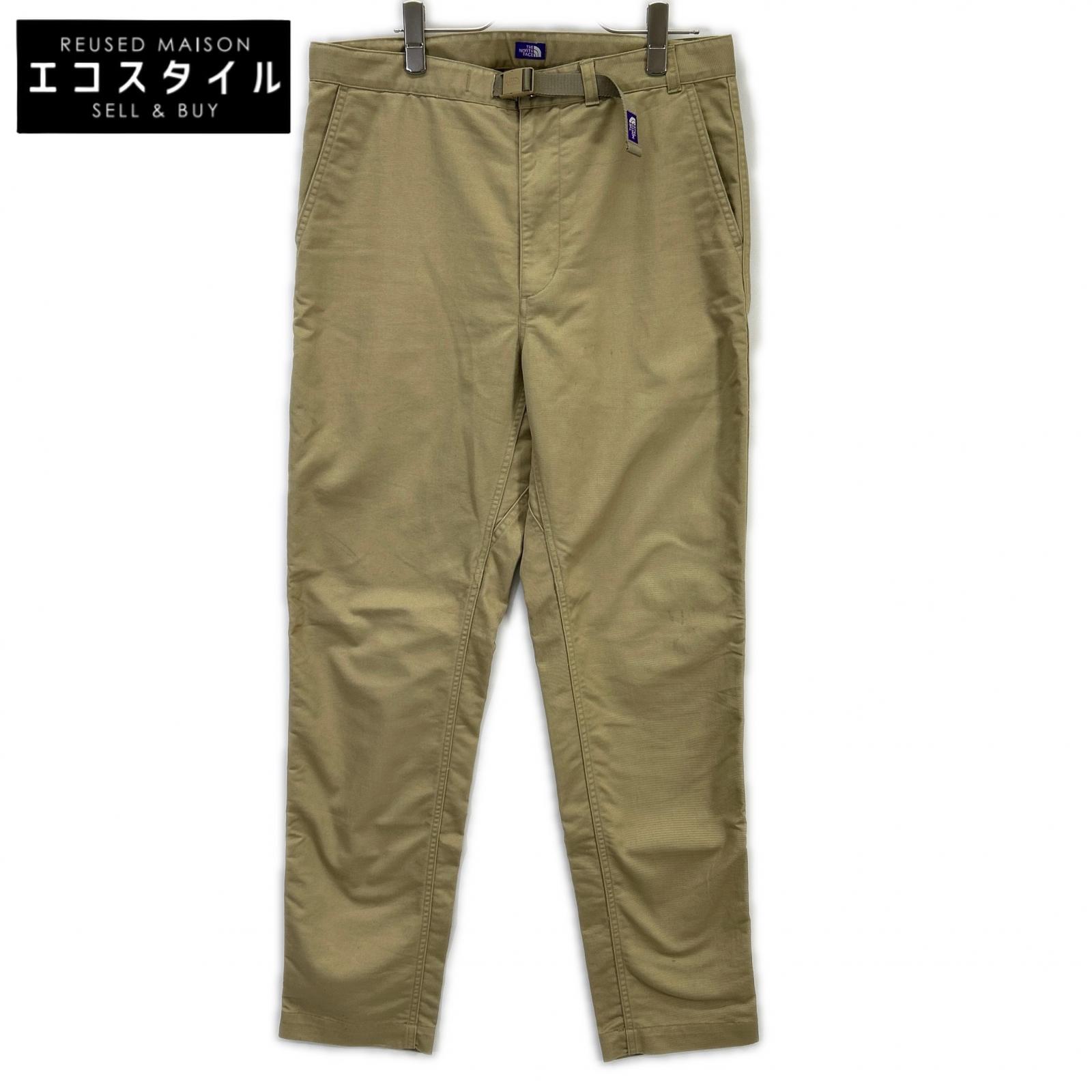 N25SC018 BEIGE COOLMAX Chino Tapered Pants Bottoms 32 Men's