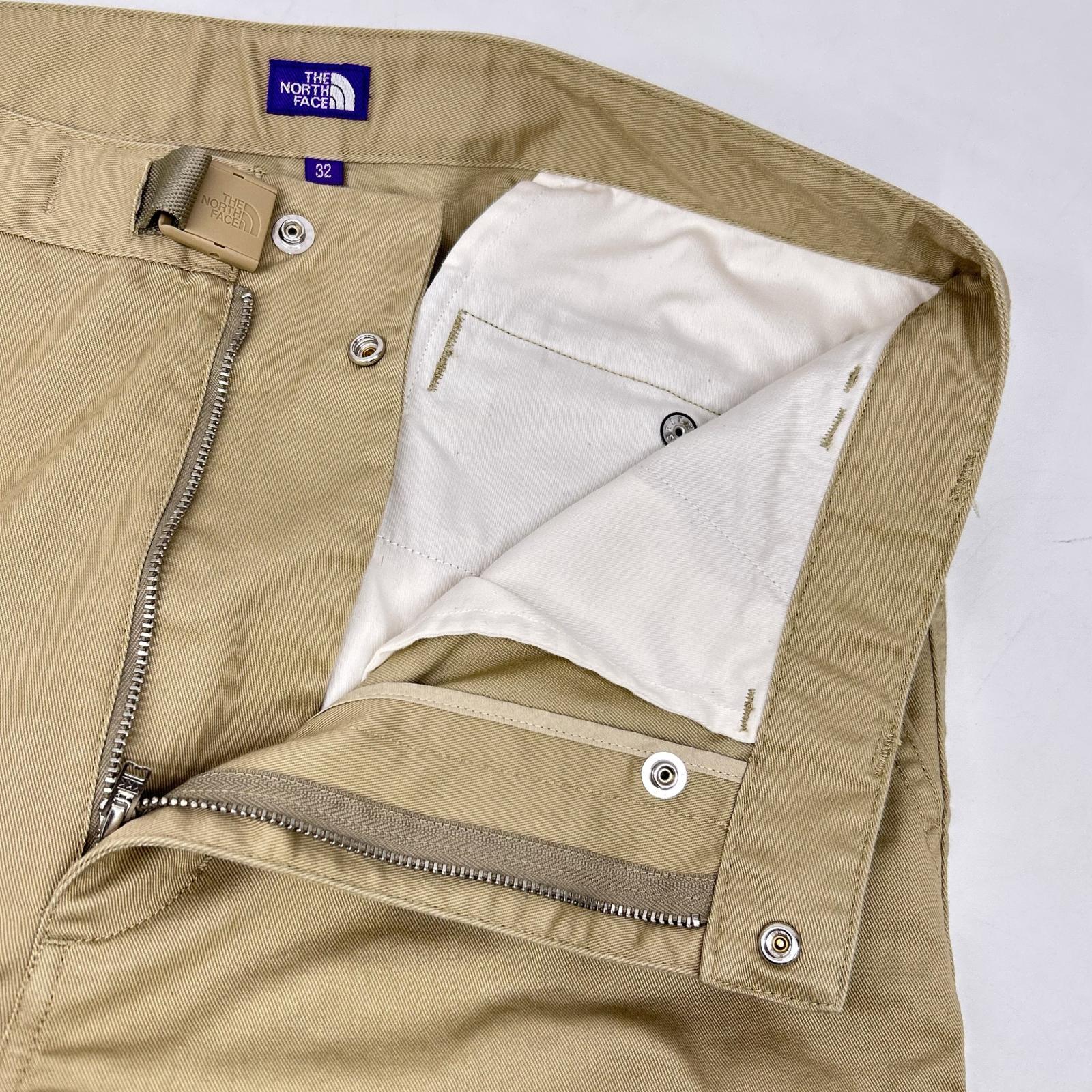N25SC018 BEIGE COOLMAX Chino Tapered Pants Bottoms 32 Men's