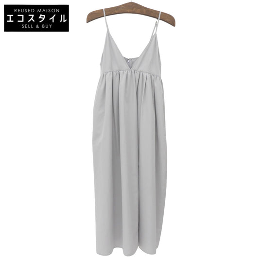 Taffeta Gather Camisole Dress Women's Gray 38 23-040-912-4110-4-0 Dress 38 Women's