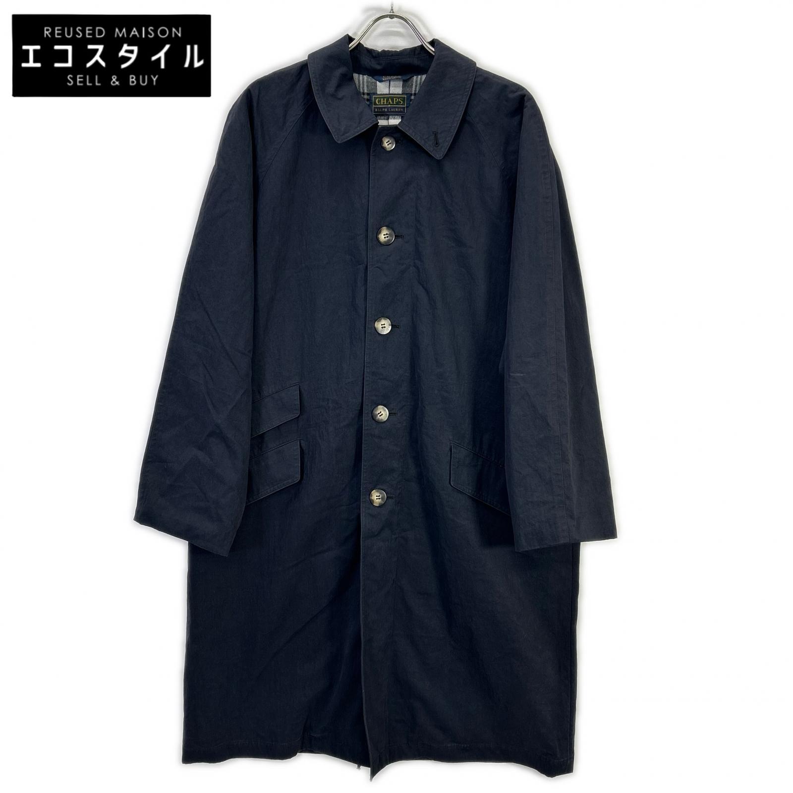 Chaps Ralph Lauren チャップス ラルフローレン 90's ネイビー ステンカラーコート コート