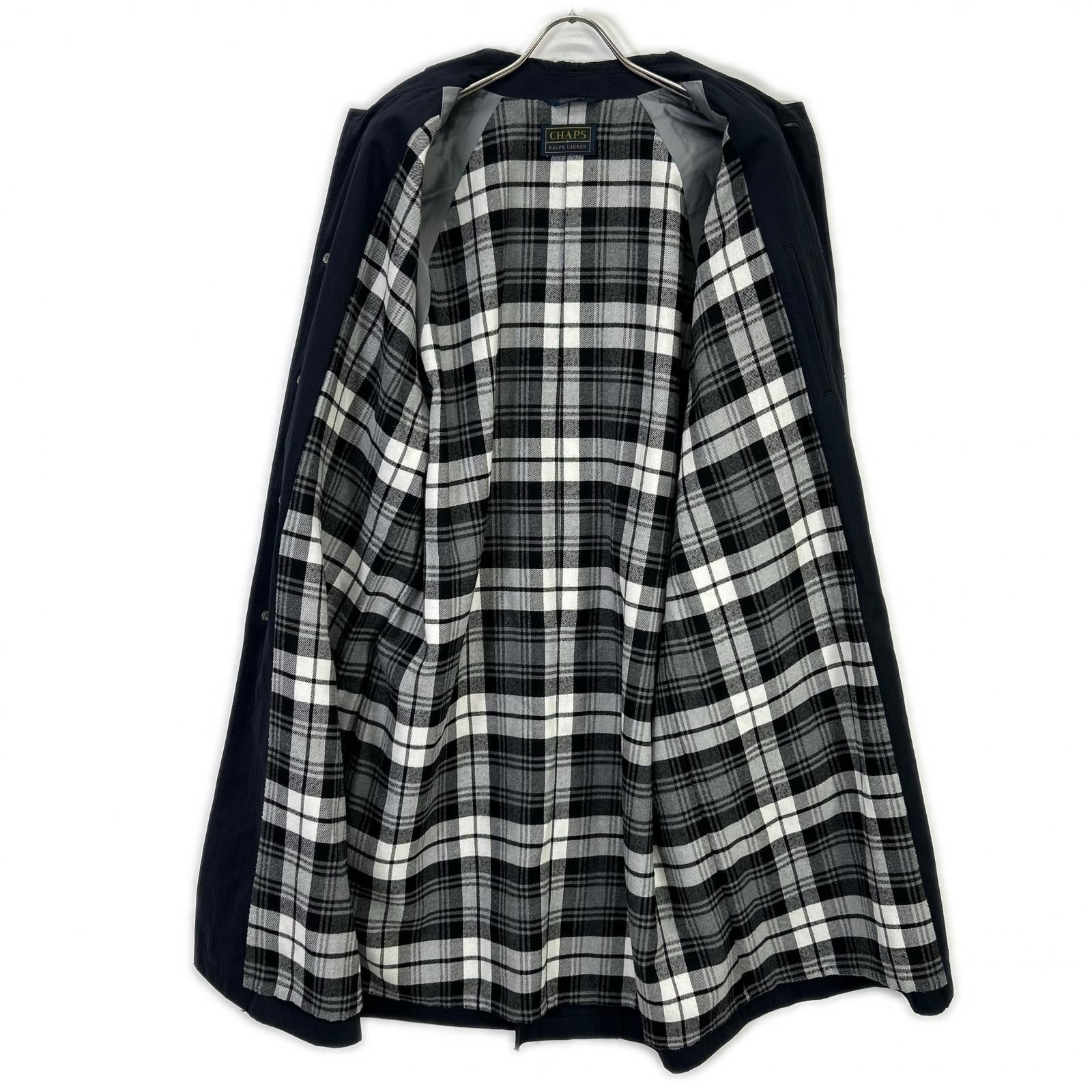Chaps Ralph Lauren チャップス ラルフローレン 90's ネイビー ステンカラーコート コート