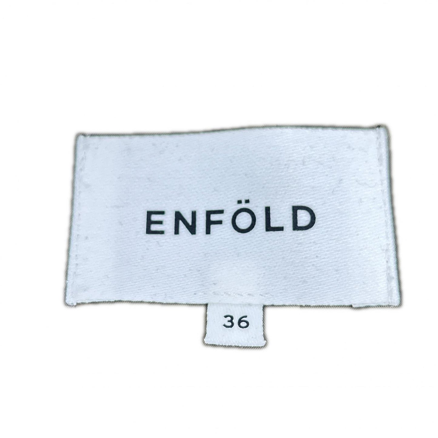 ENFOLD エンフォルド 300AS231-0650 カーキ ウール混合 アシンメトリースカート スカート