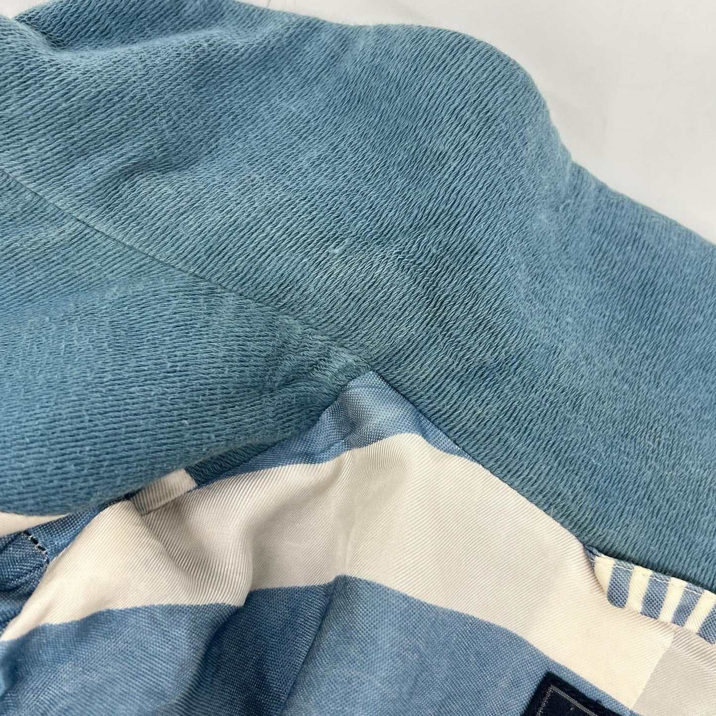 qa6343 蓝色 小鸟刺绣 长款大衣 外套 36 女士