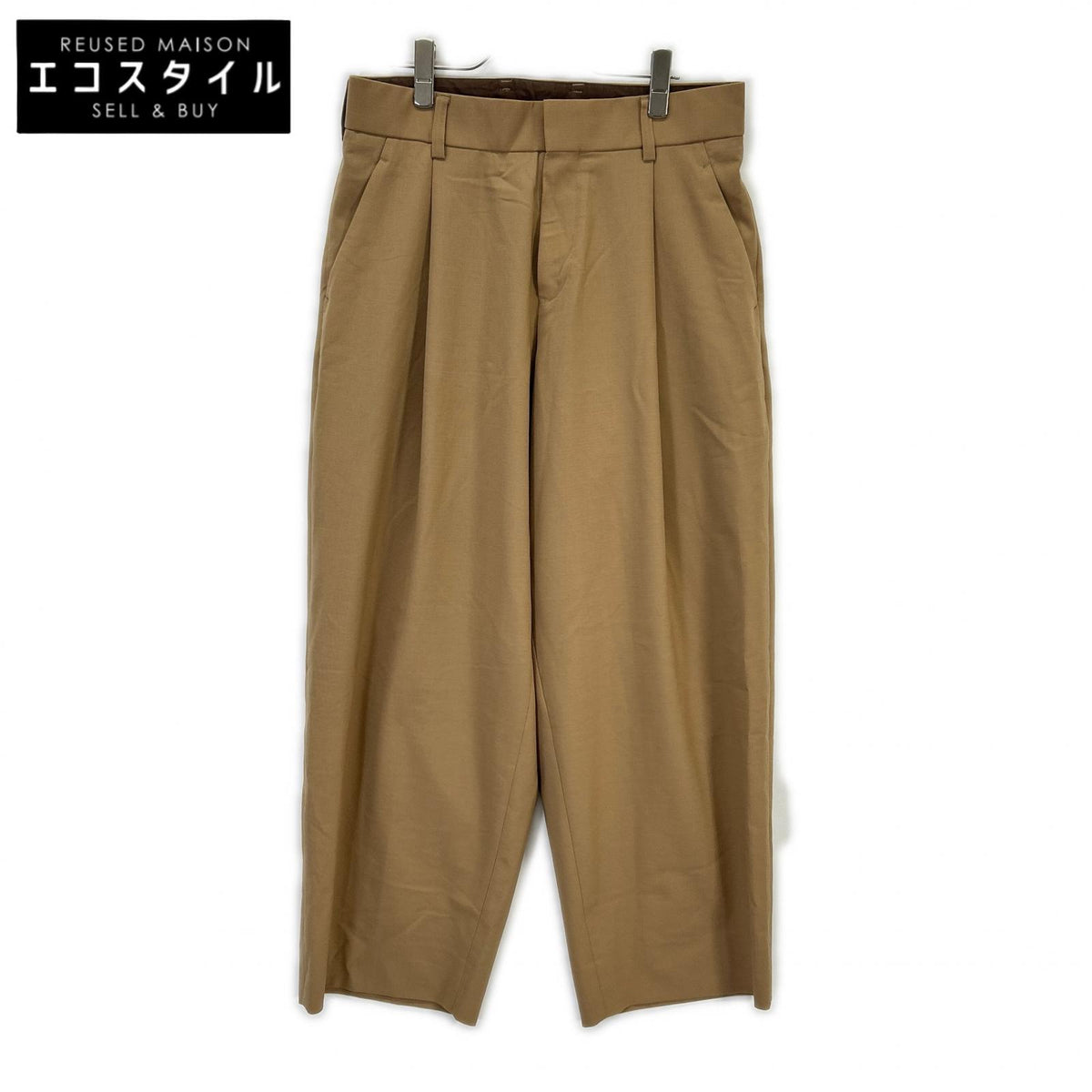 kolor カラー 24SCM-P12110 24SS beige wool blend stretch tropical pants bottoms