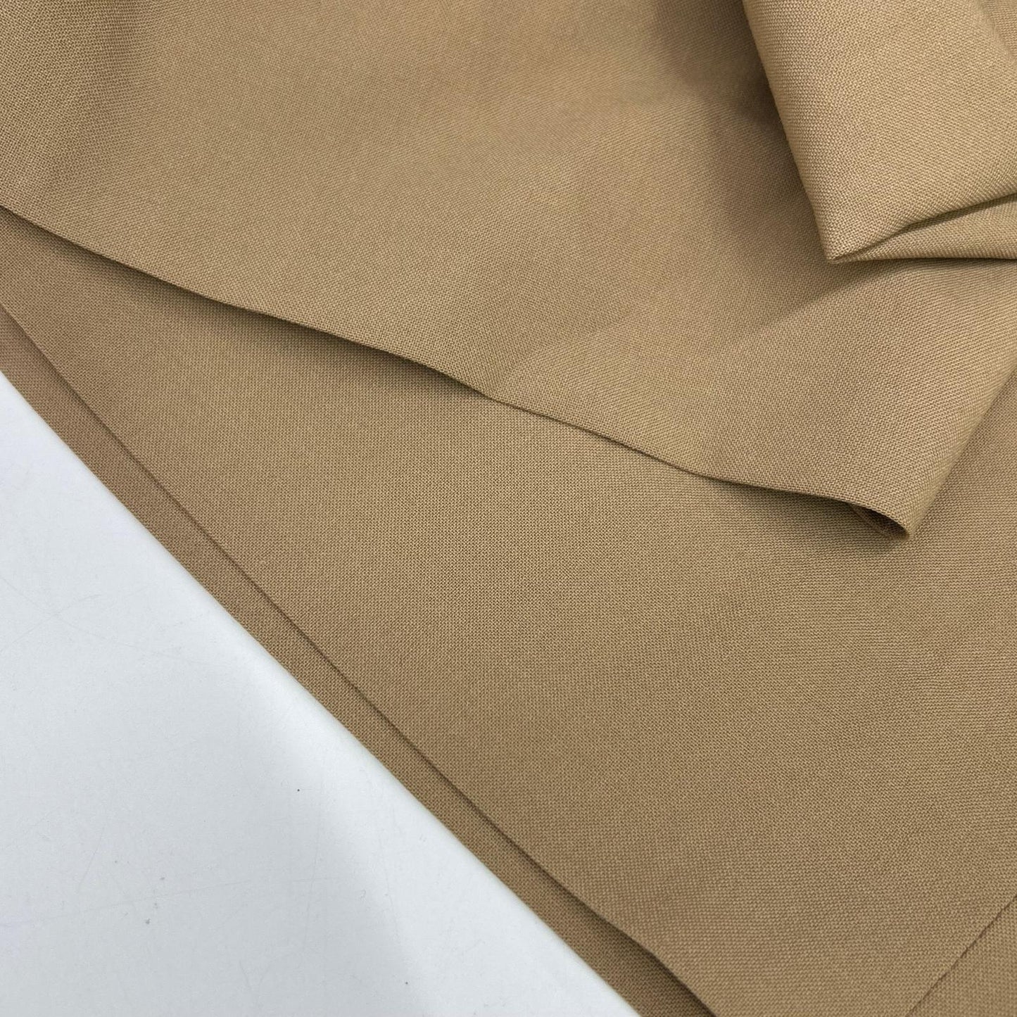 24SCM-P12110 24SS Beige Wool Blend Stretch Tropical Trousers Bottoms 1 Men's