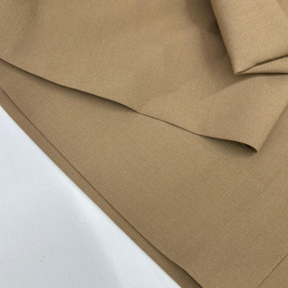 24SCM-P12110 24SS Beige Wool Blend Stretch Tropical Trousers Bottoms 1 Men's