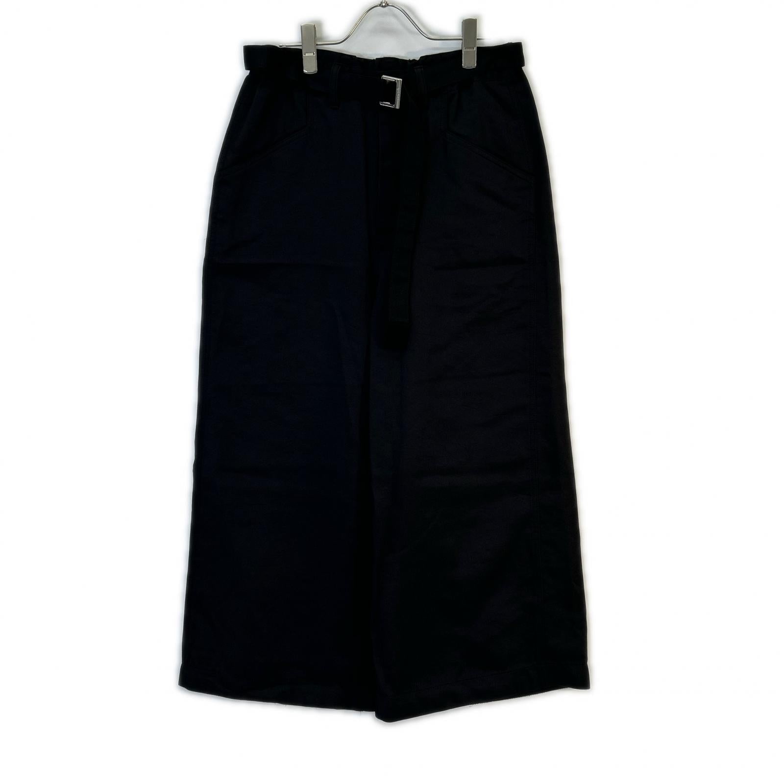 sacai サカイ ×SPIEWAK 24-03533M ブラック ワイドパンツ ボトムス