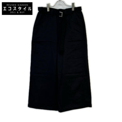 sacai サカイ ×SPIEWAK 24-03533M ブラック ワイドパンツ ボトムス