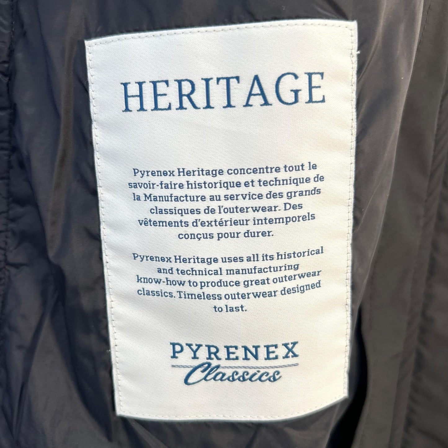 PYRENEX 羽绒服 HUX009 黑色 ENSURE 拉链夹克