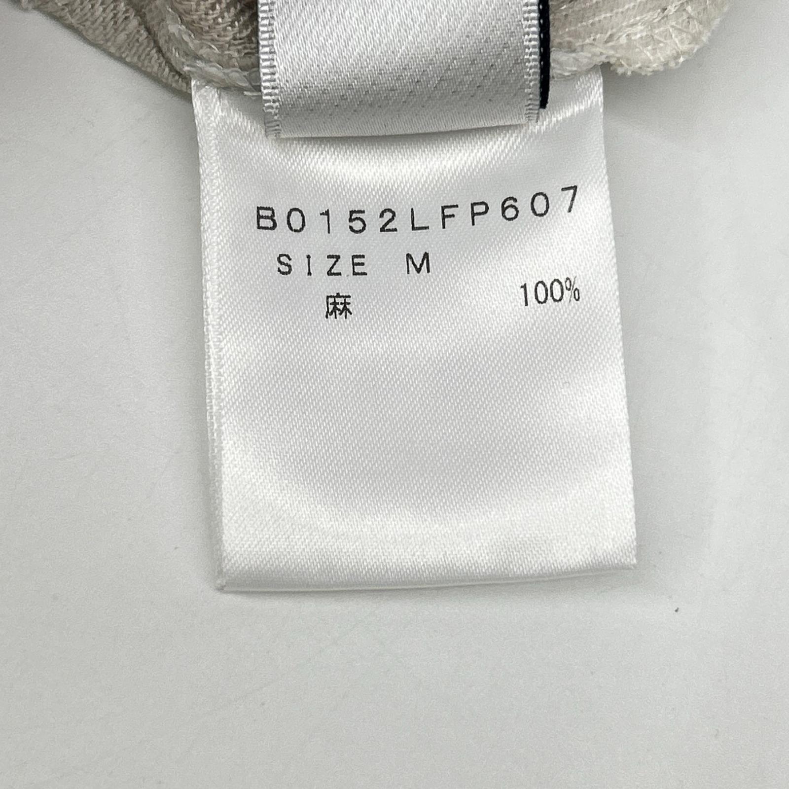 LOISIR ロワズィール B0152LFP607 ベージュ リネン ツイルボトルシルエットパンツ ボトムス