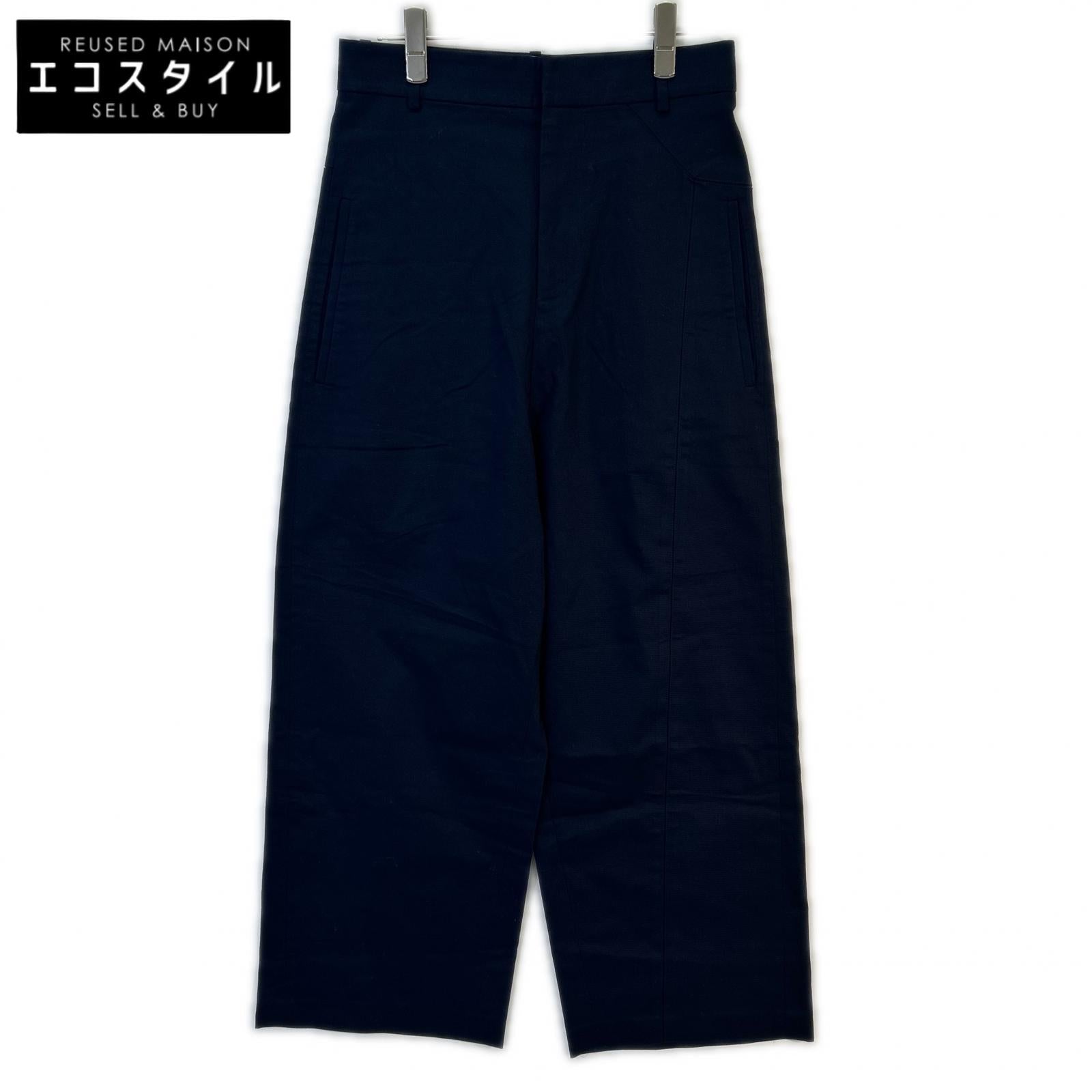 LOEWE 罗意威 H526Y04WC9 海军蓝 PUZZLE TROUSERS 阔腿裤