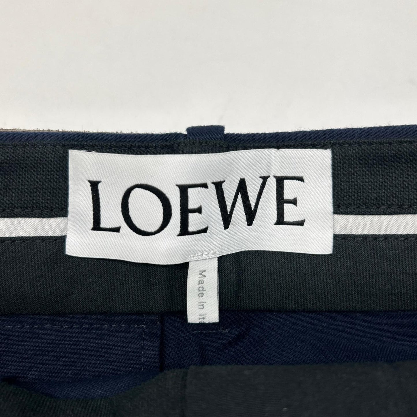 LOEWE 罗意威 H526Y04WC9 海军蓝 PUZZLE TROUSERS 阔腿裤
