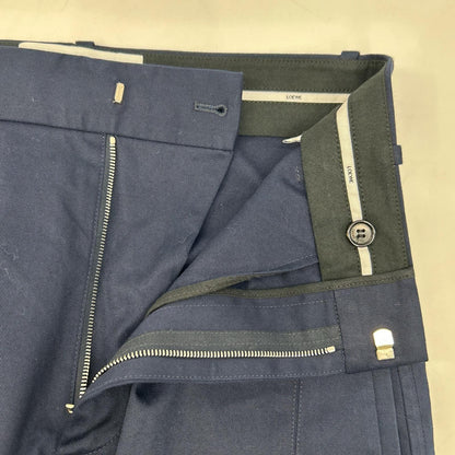 LOEWE 罗意威 H526Y04WC9 海军蓝 PUZZLE TROUSERS 阔腿裤