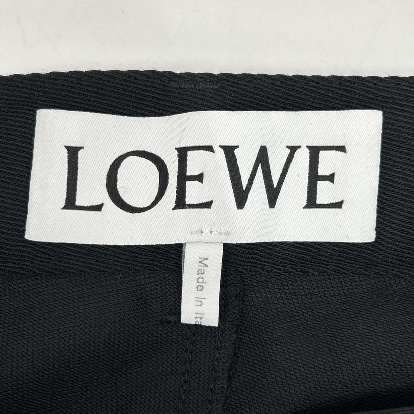 LOEWE H526Y04X26 Black Low Crotch Trousers Bottoms