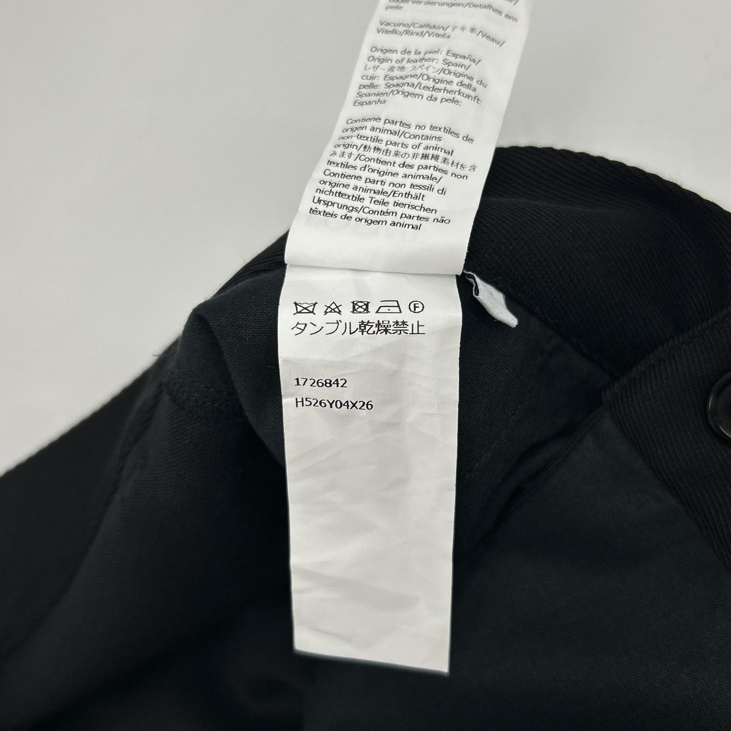 LOEWE H526Y04X26 Black Low Crotch Trousers Bottoms