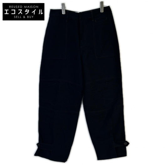 LOEWE ロエベ ×paula's ibiza S616Y04X69 ブラック リネン混 パンツ ボトムス