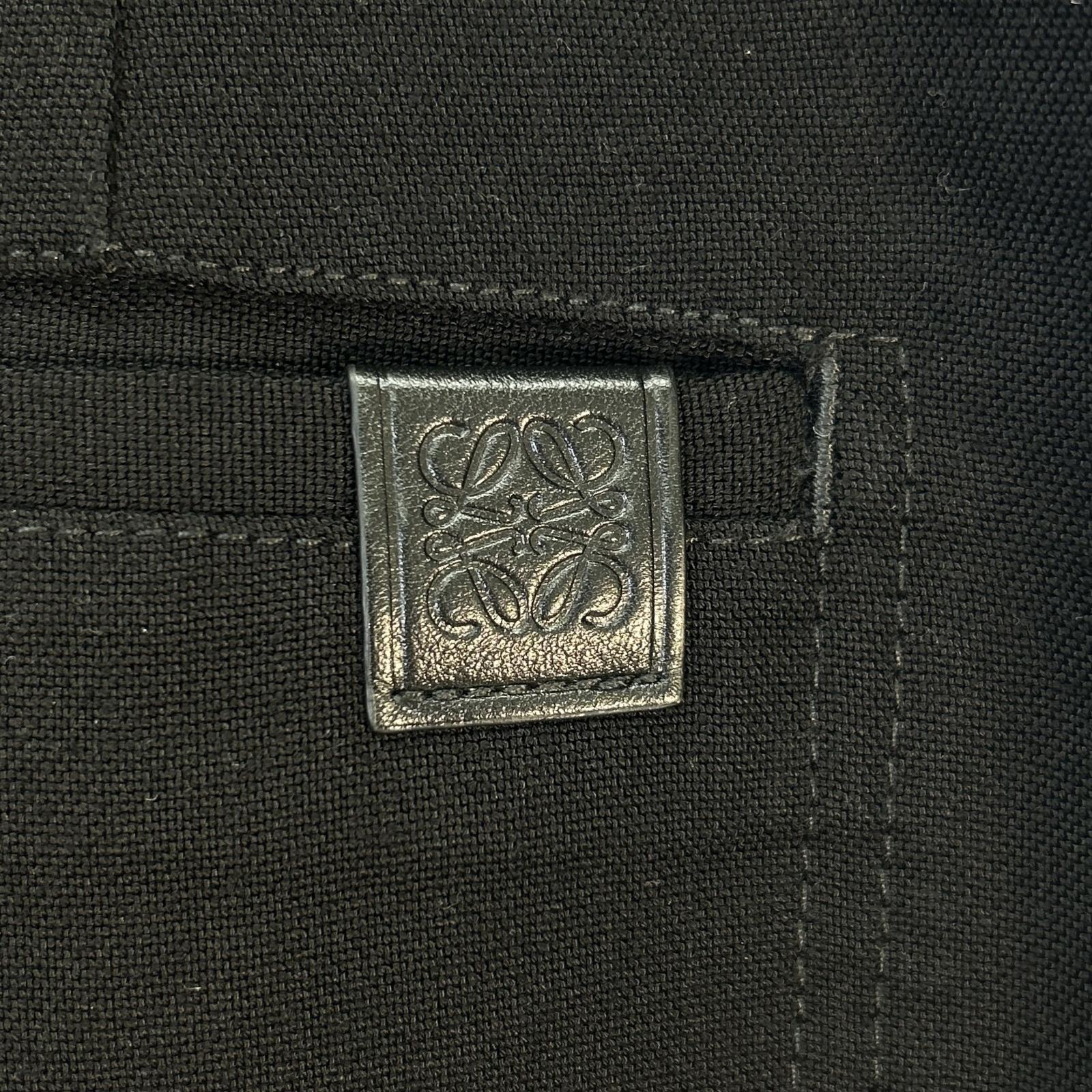 LOEWE ロエベ ×paula's ibiza S616Y04X69 Black Linen Blend Pants Bottoms
