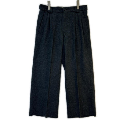 YOAK ヨーク YK24FW0845P 24AW Brewed Protain Blend Wool 3PLEATED WIDE TROUSERS ボトムス