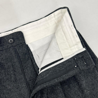 YOAK ヨーク YK24FW0845P 24AW Brewed Protain Blend Wool 3PLEATED WIDE TROUSERS ボトムス