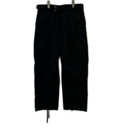 sacai サカイ SCM-212 24AW ブラック Suiting Pants ボトムス