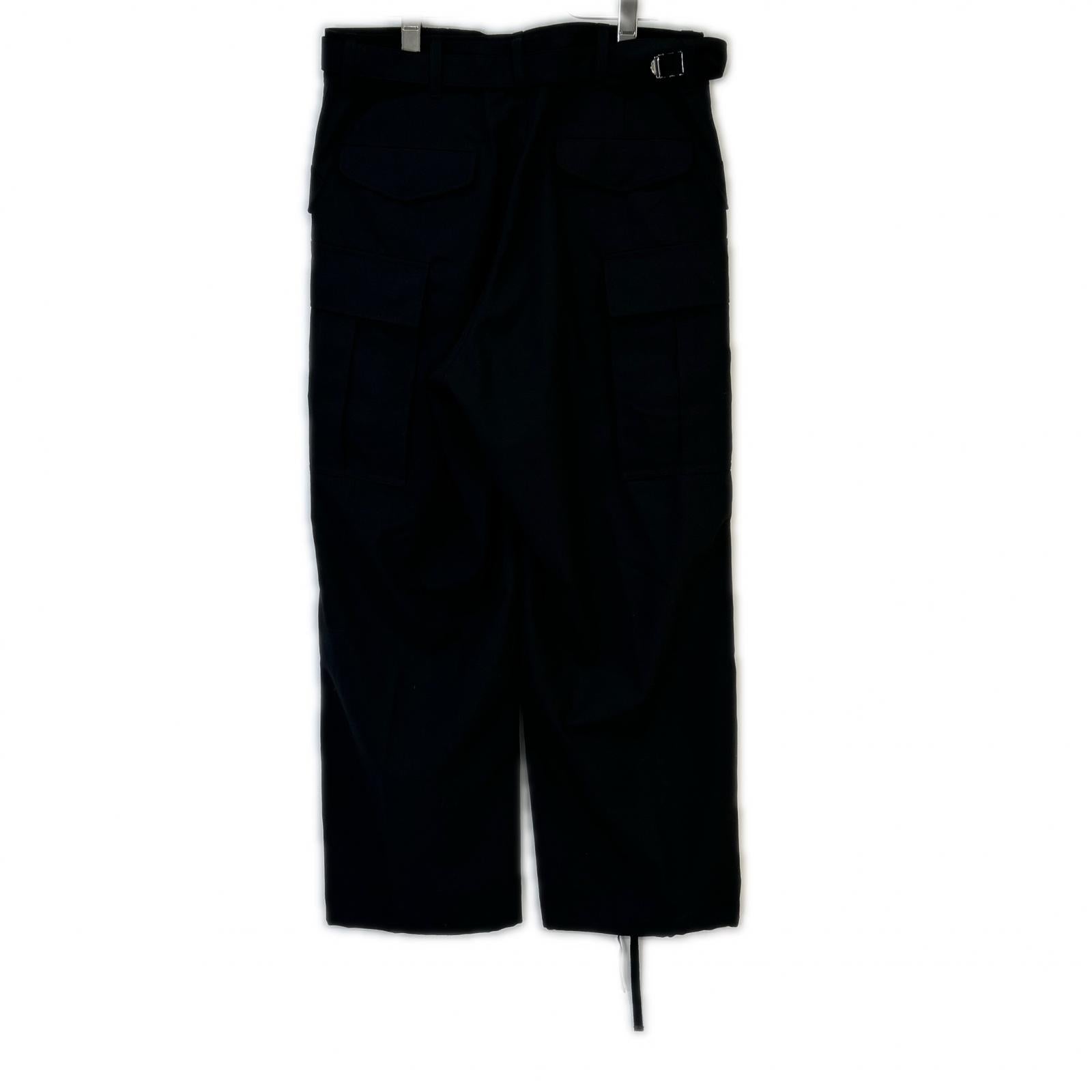 sacai サカイ SCM-212 24AW ブラック Suiting Pants ボトムス