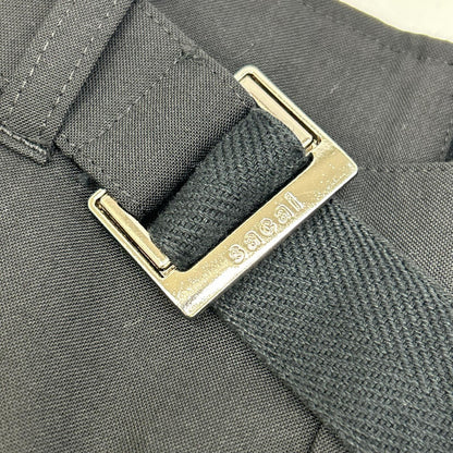 sacai サカイ SCM-212 24AW ブラック Suiting Pants ボトムス