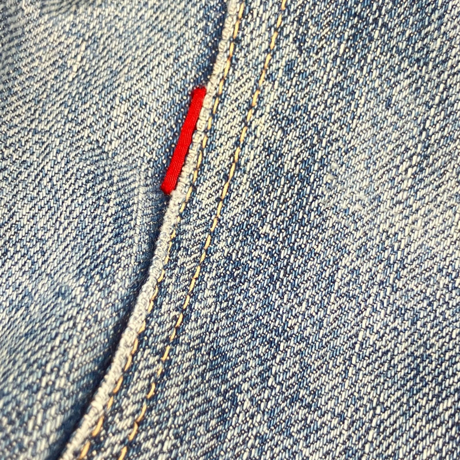 FULLCOUNT 1246 Blue Damaged Denim Bush Pants Bottoms
