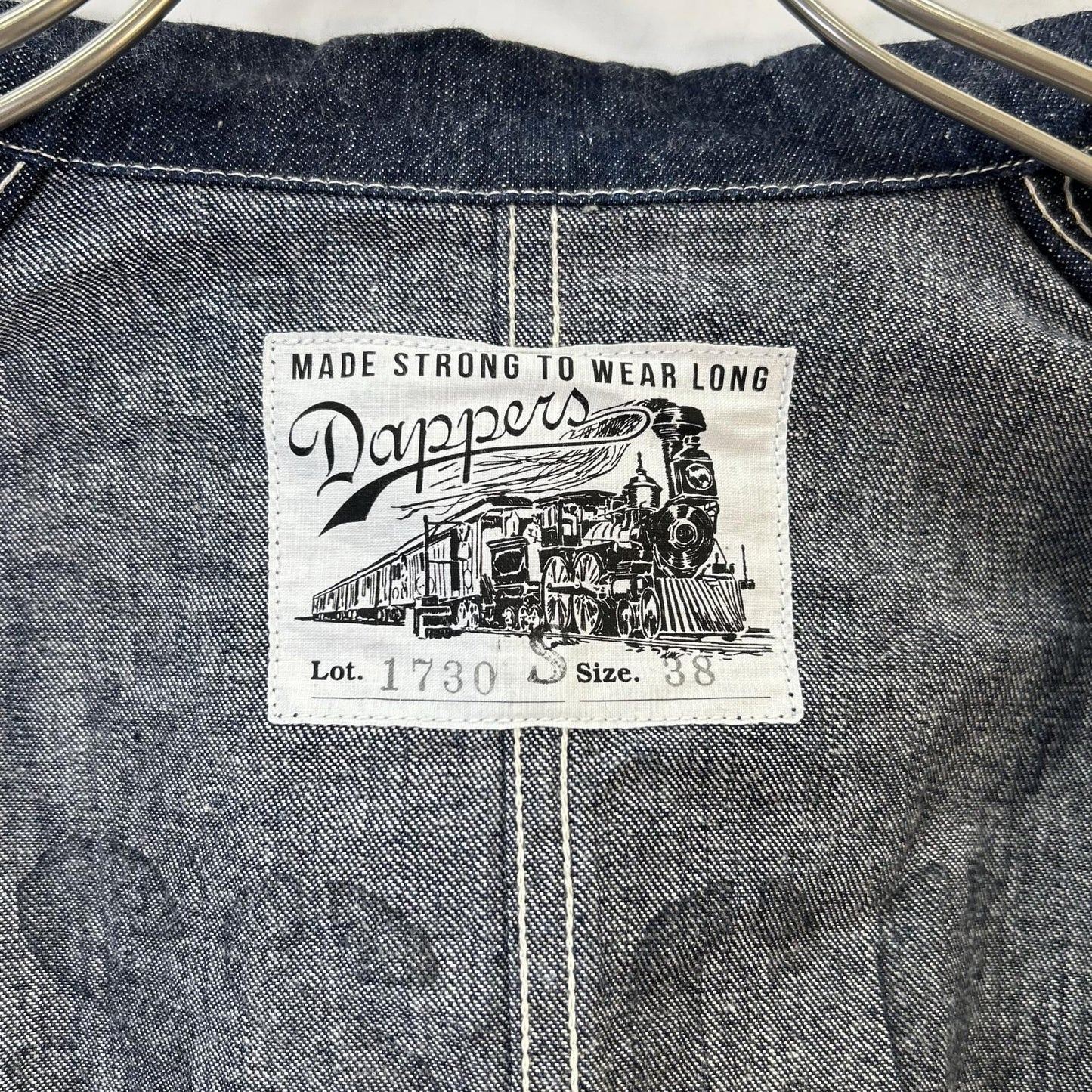 Dapper's 1730 Indigo Standard Coverall Jacket Type WW2