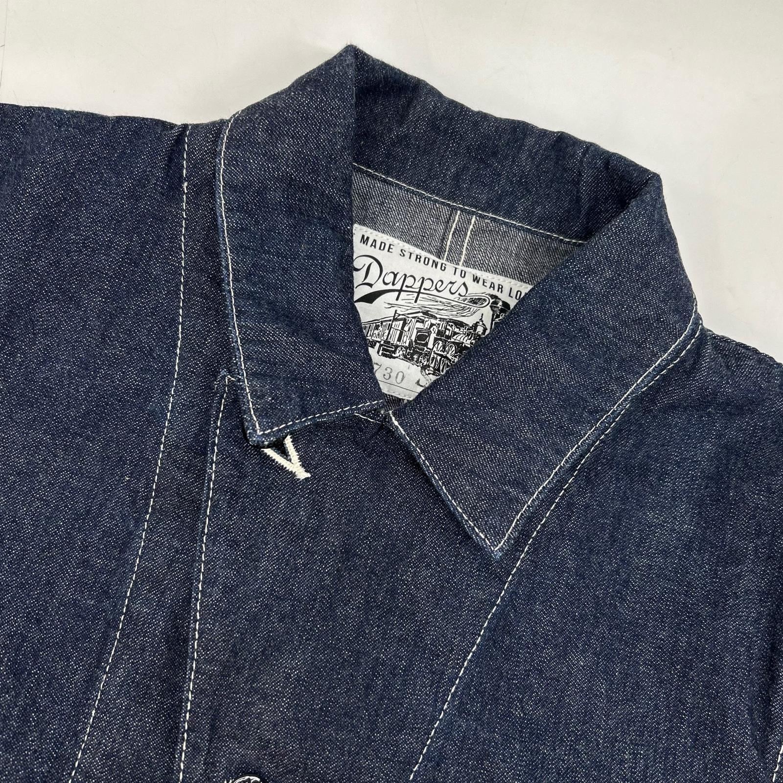 Dapper's 1730 Indigo Standard Coverall Jacket Type WW2
