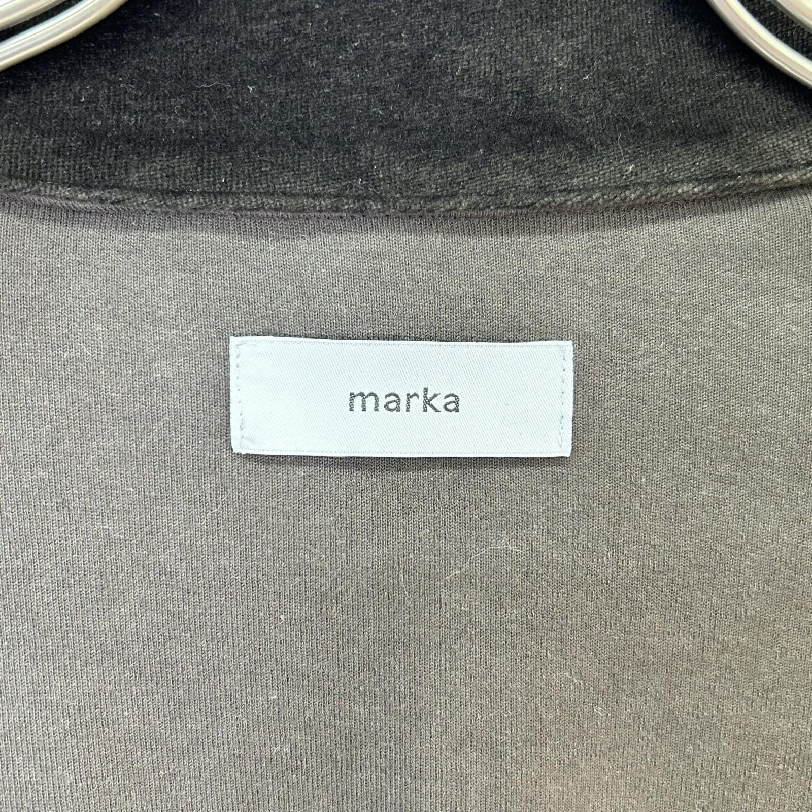 marka マーカ 25AW M25C19CS01C チャコール オーガニックコットンベロア フルジップトラックジャケット ジャケット