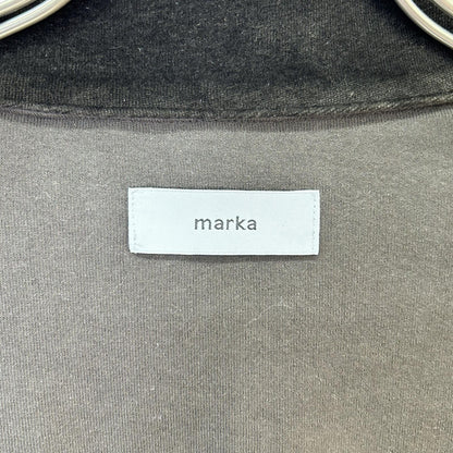 marka マーカ 25AW M25C19CS01C チャコール オーガニックコットンベロア フルジップトラックジャケット ジャケット