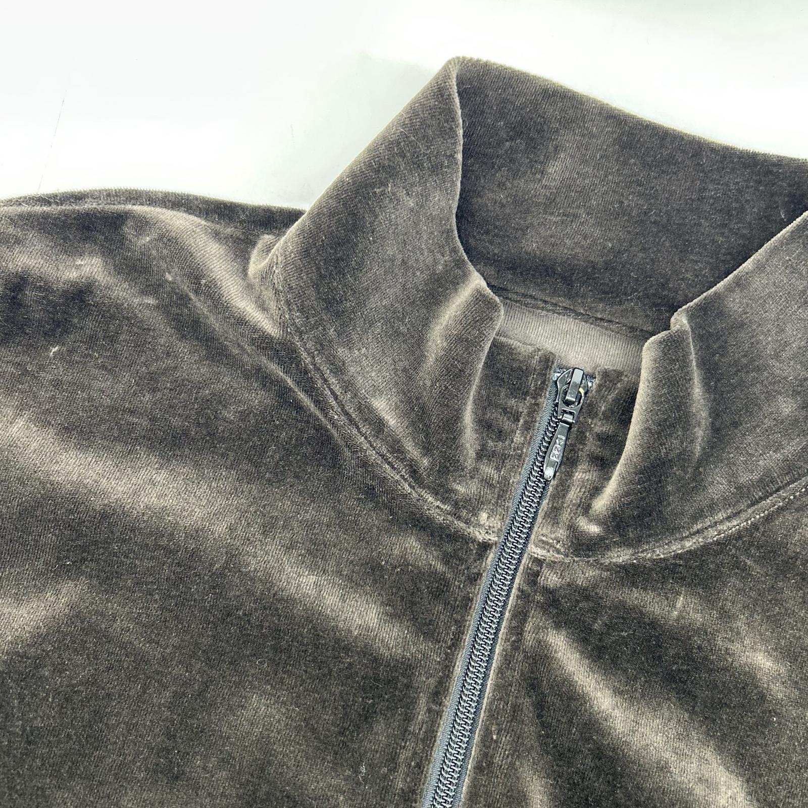 marka マーカ 25AW M25C19CS01C チャコール オーガニックコットンベロア フルジップトラックジャケット ジャケット