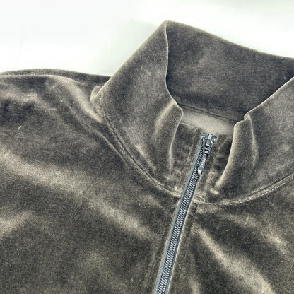 marka マーカ 25AW M25C19CS01C チャコール オーガニックコットンベロア フルジップトラックジャケット ジャケット