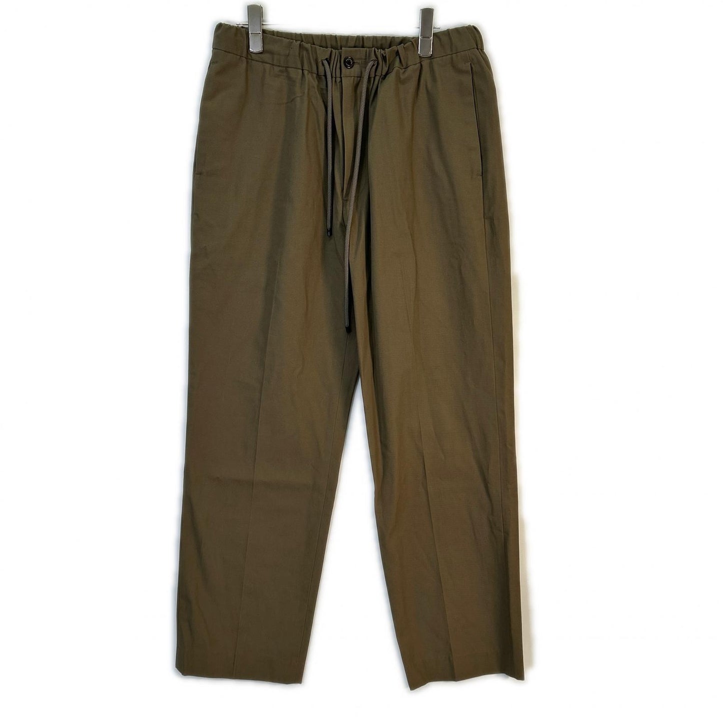 24AW A24C03PT01C Brown Organic Cotton Gabardine Easy Pants Bottoms 2 Men's