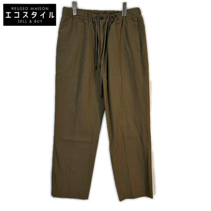 24AW A24C03PT01C Brown Organic Cotton Gabardine Easy Pants Bottoms 2 Men's