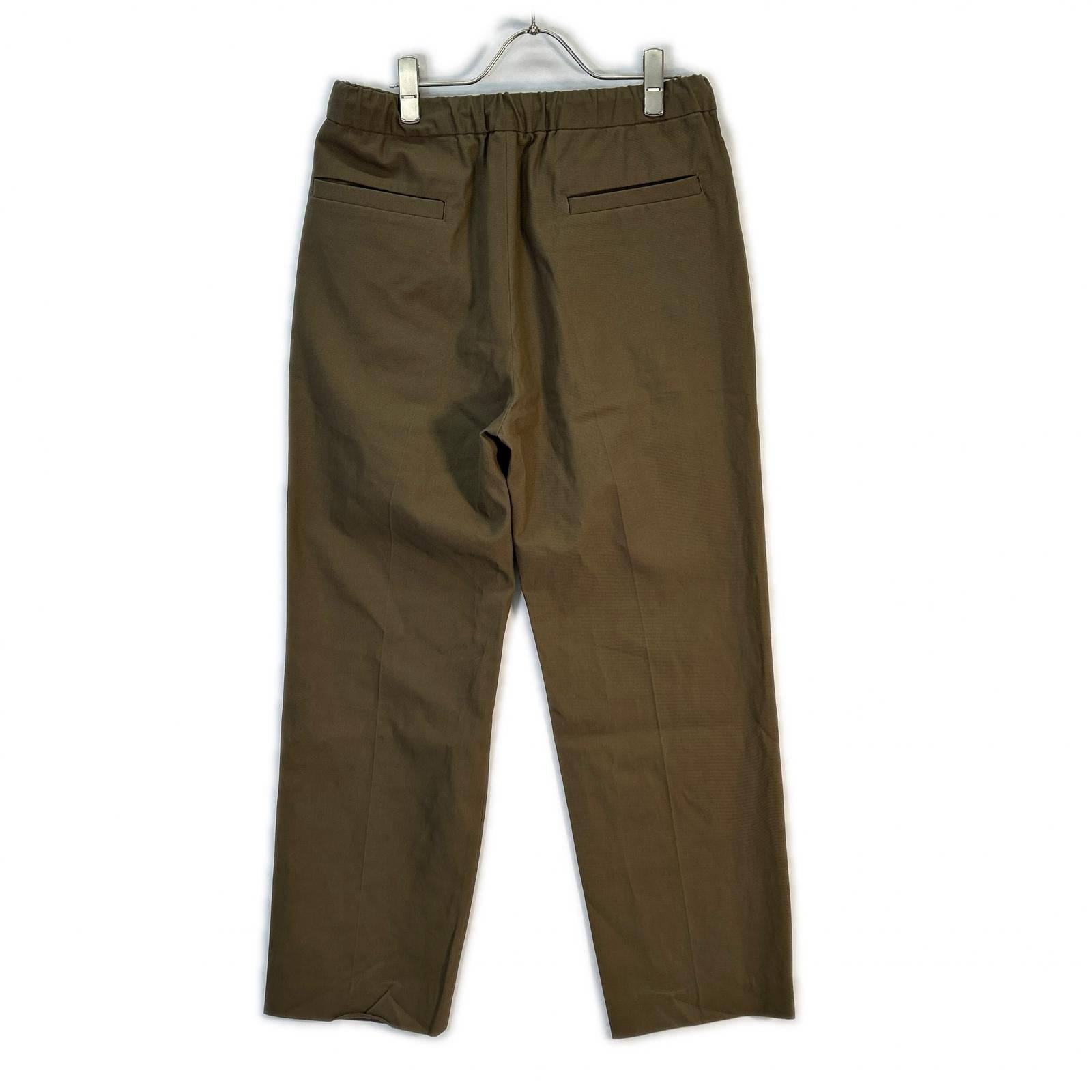 24AW A24C03PT01C Brown Organic Cotton Gabardine Easy Pants Bottoms 2 Men's