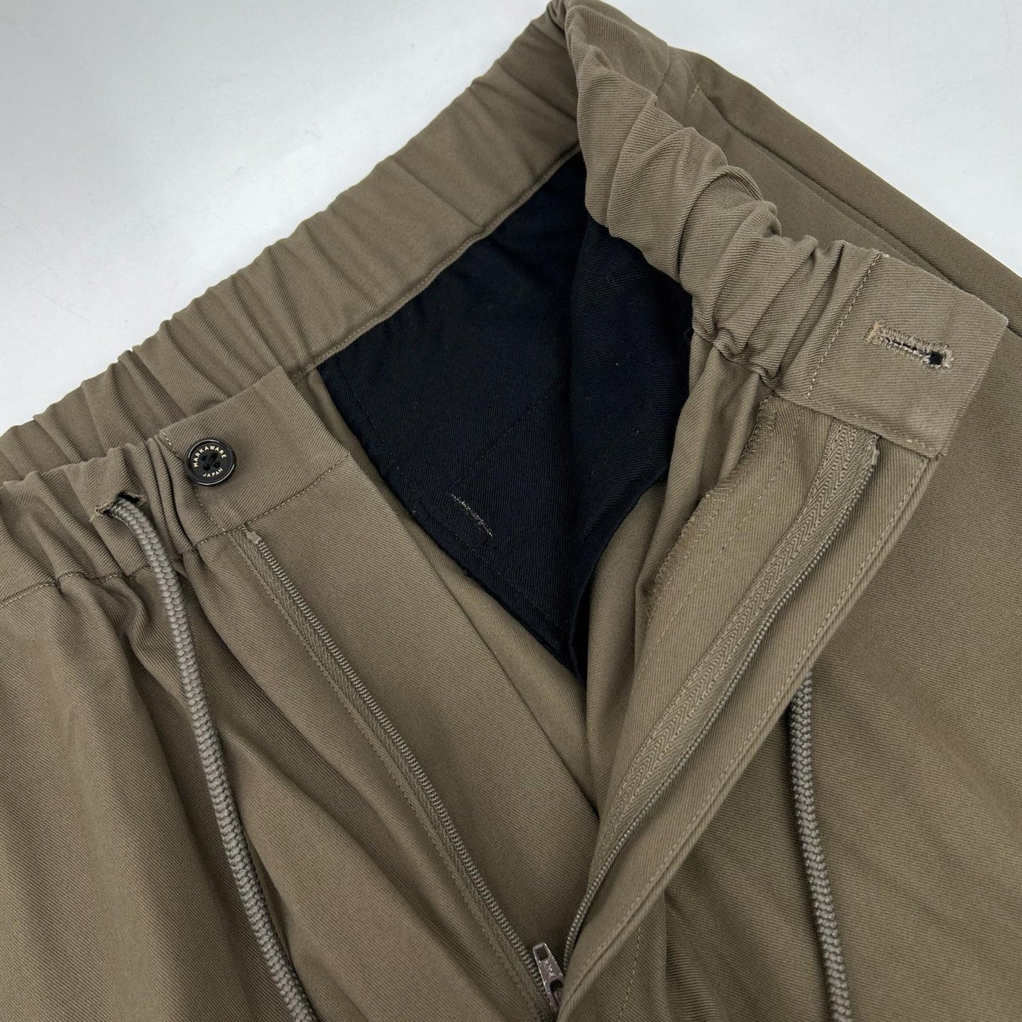 24AW A24C03PT01C Brown Organic Cotton Gabardine Easy Pants Bottoms 2 Men's