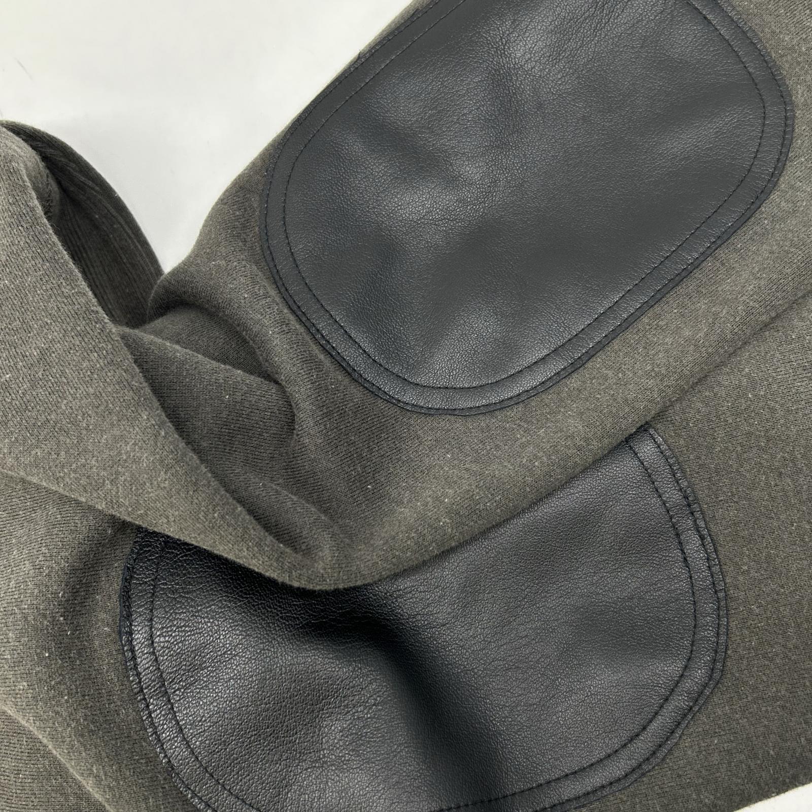 jieDa ジエダ 25AW グレー Leather Collar Fade Sweat Zip Jacket　Jie-25W-CT04-B ジャケット