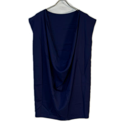 ISSEY MIYAKE イッセイミヤケ IM21FJ521 パープル ドレープデザイン ノースリーブワンピース ワンピース