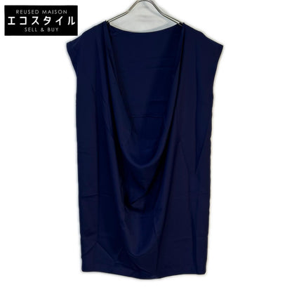 ISSEY MIYAKE イッセイミヤケ IM21FJ521 パープル ドレープデザイン ノースリーブワンピース ワンピース