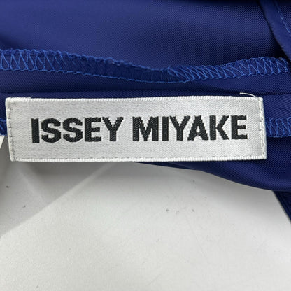 ISSEY MIYAKE イッセイミヤケ IM21FJ521 パープル ドレープデザイン ノースリーブワンピース ワンピース