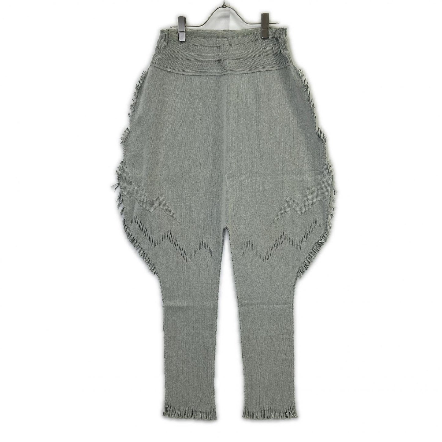 ISSEY MIYAKE イッセイミヤケ IF84KF592 グレー フリンジ サルエルパンツ ボトムス