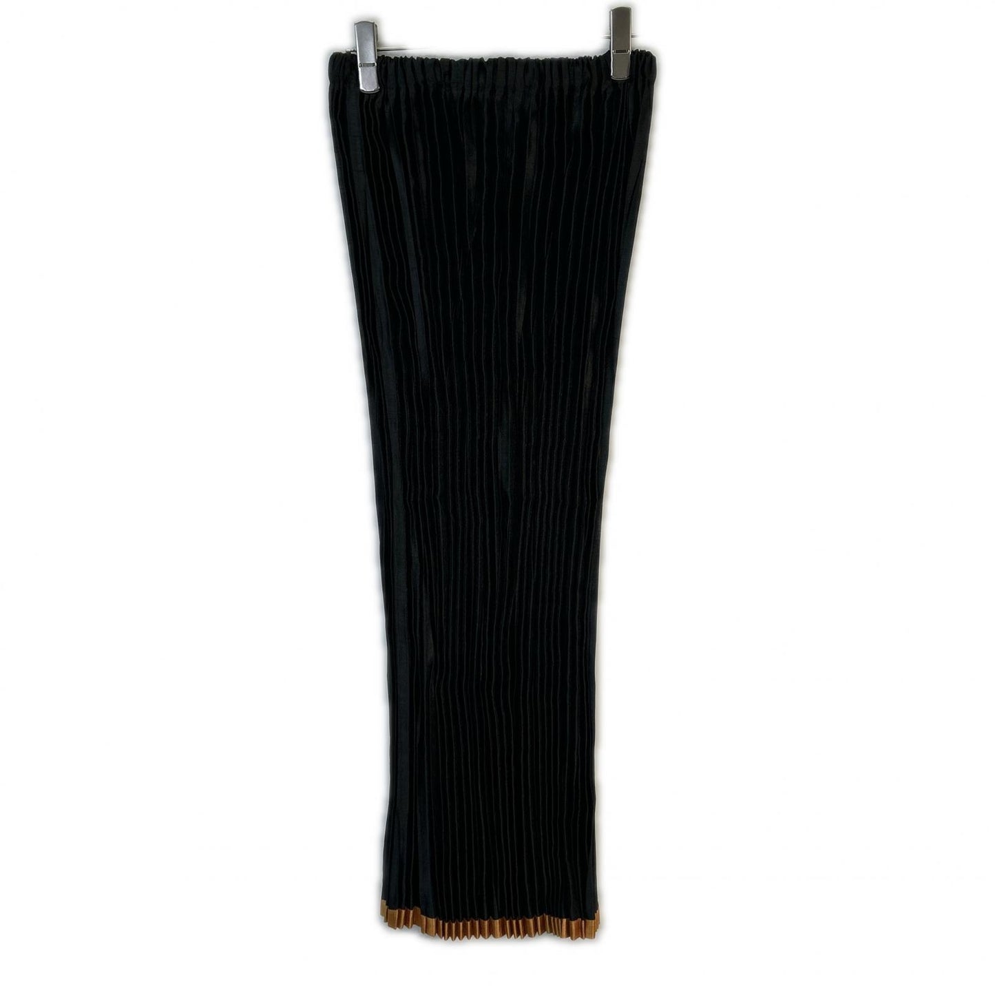 IM63-FG602 Black Pleated Skirt Skirt M Women's