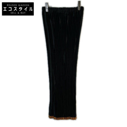 IM63-FG602 Black Pleated Skirt Skirt M Women's