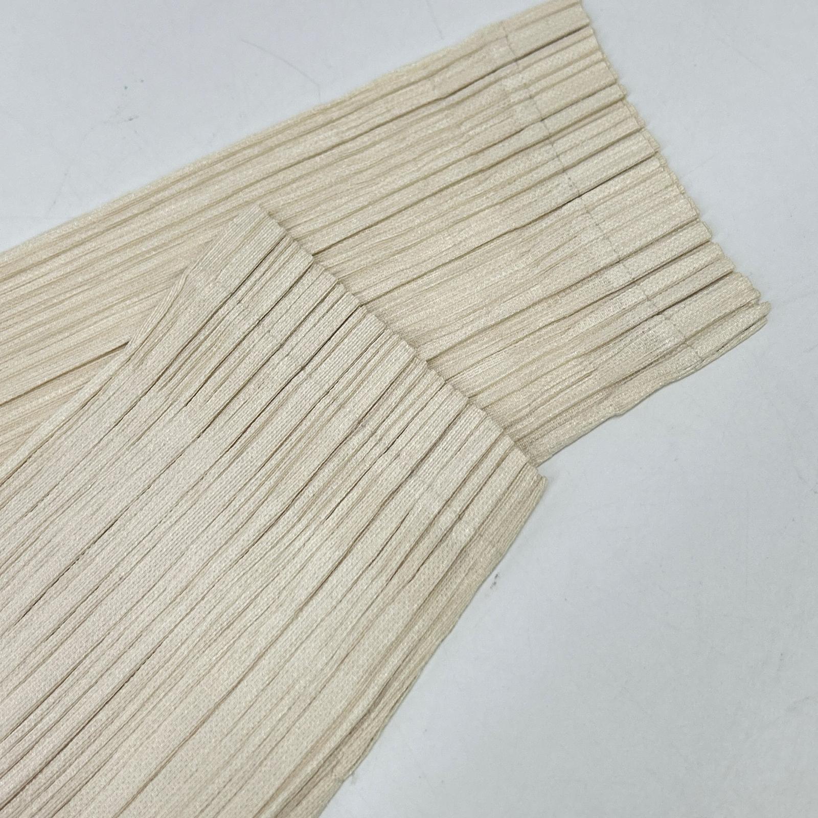 PLEATS PLEASE 三宅一生 PP53-JD411 象牙色 人造毛皮 彩色褶皱夹克 外套